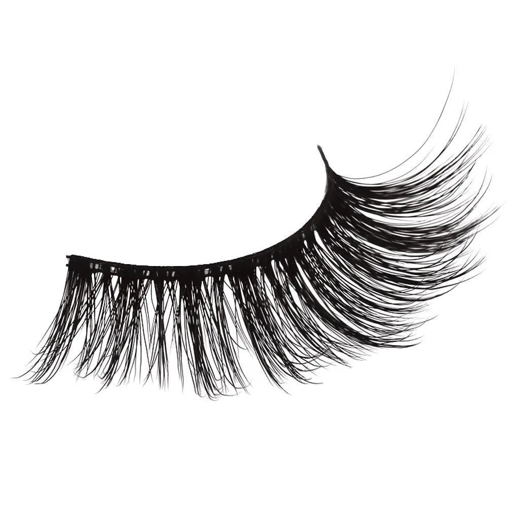 1 Pairs Beauty Natural Makeup Handmade Messy Style Long False Eye Lashes #33