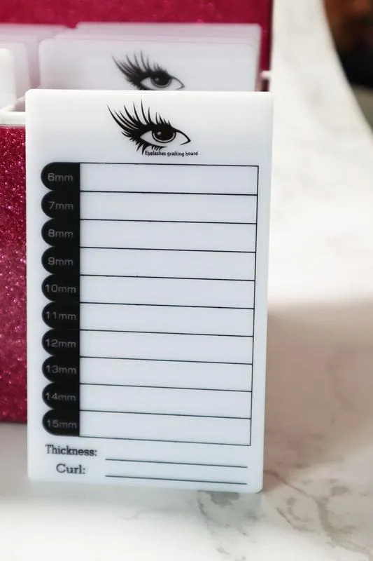 10-Layer Acrylic Eyelash Storage Box | False Eyelash Holder with Volume Eyelashes Extension
