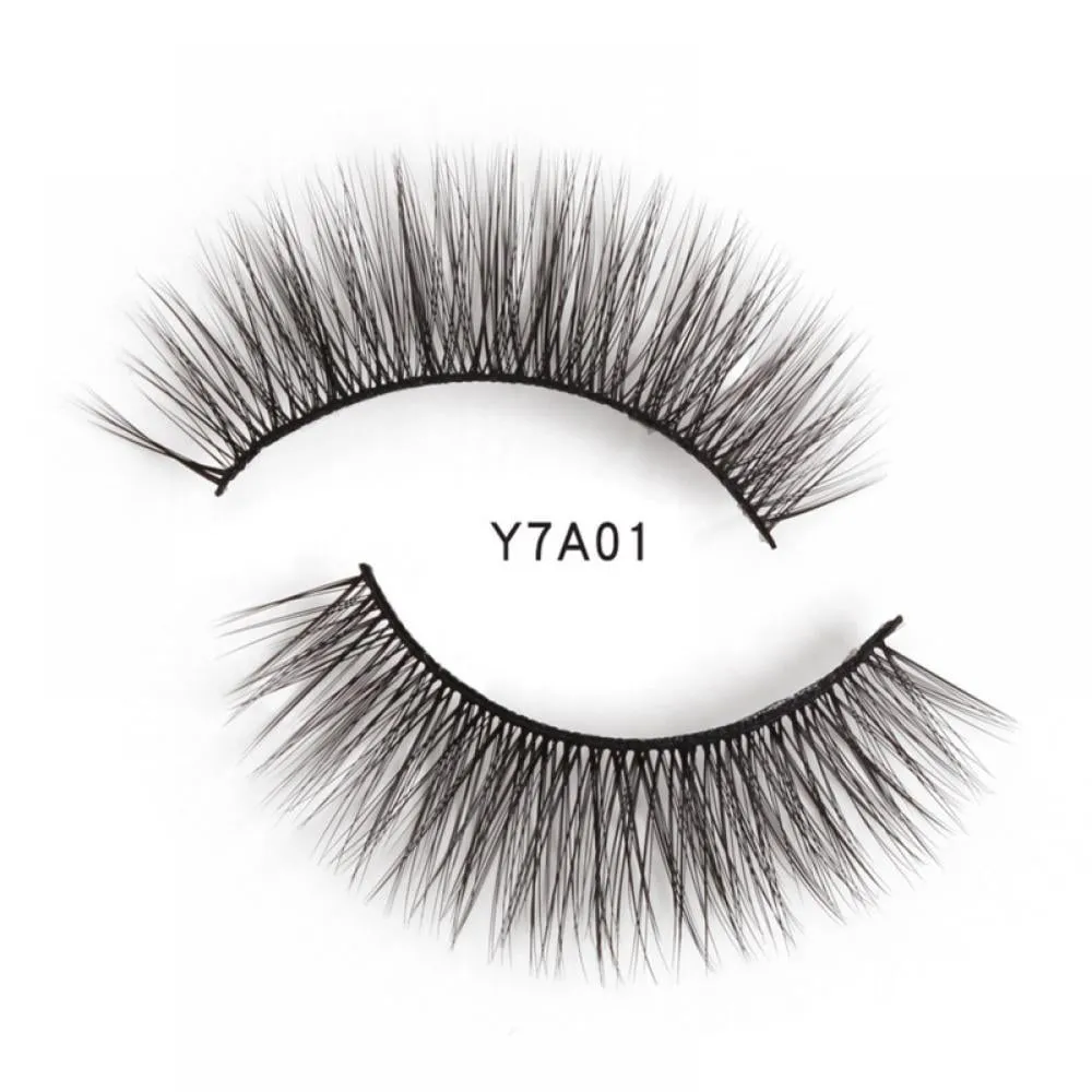 5D Faux Mink Lashes Handmade Luxurious Volume Fluffy Natural False Eyelashes, 7 Pairs