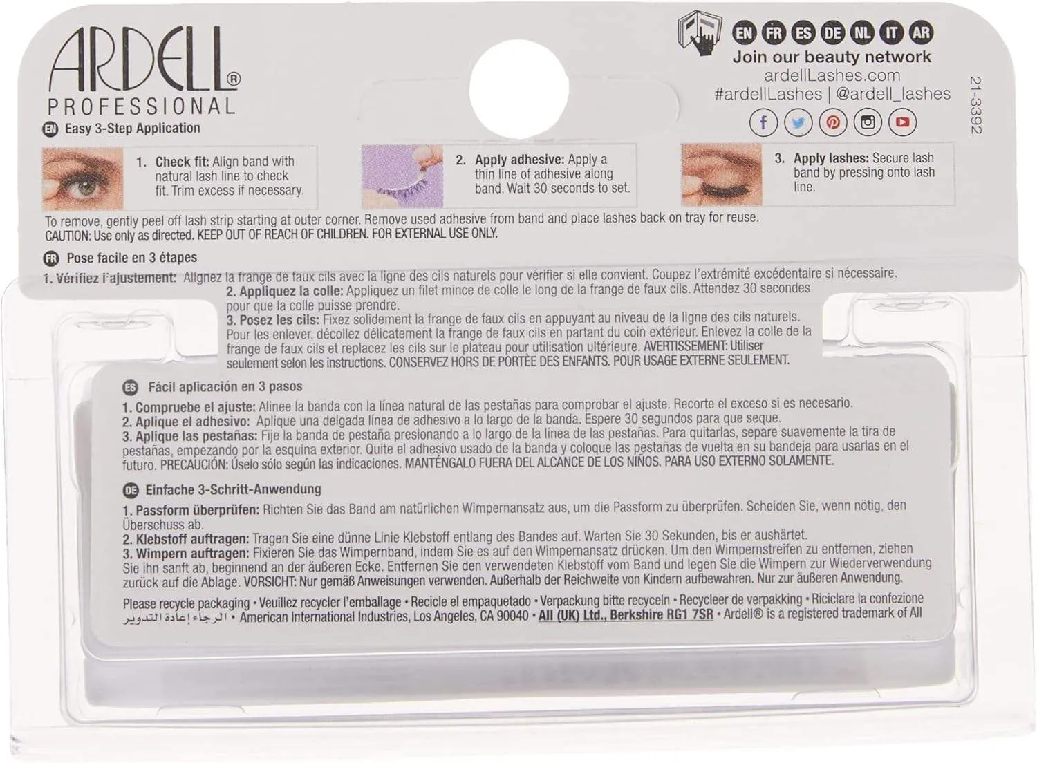 Ardell Natlash Demi Pixies Black