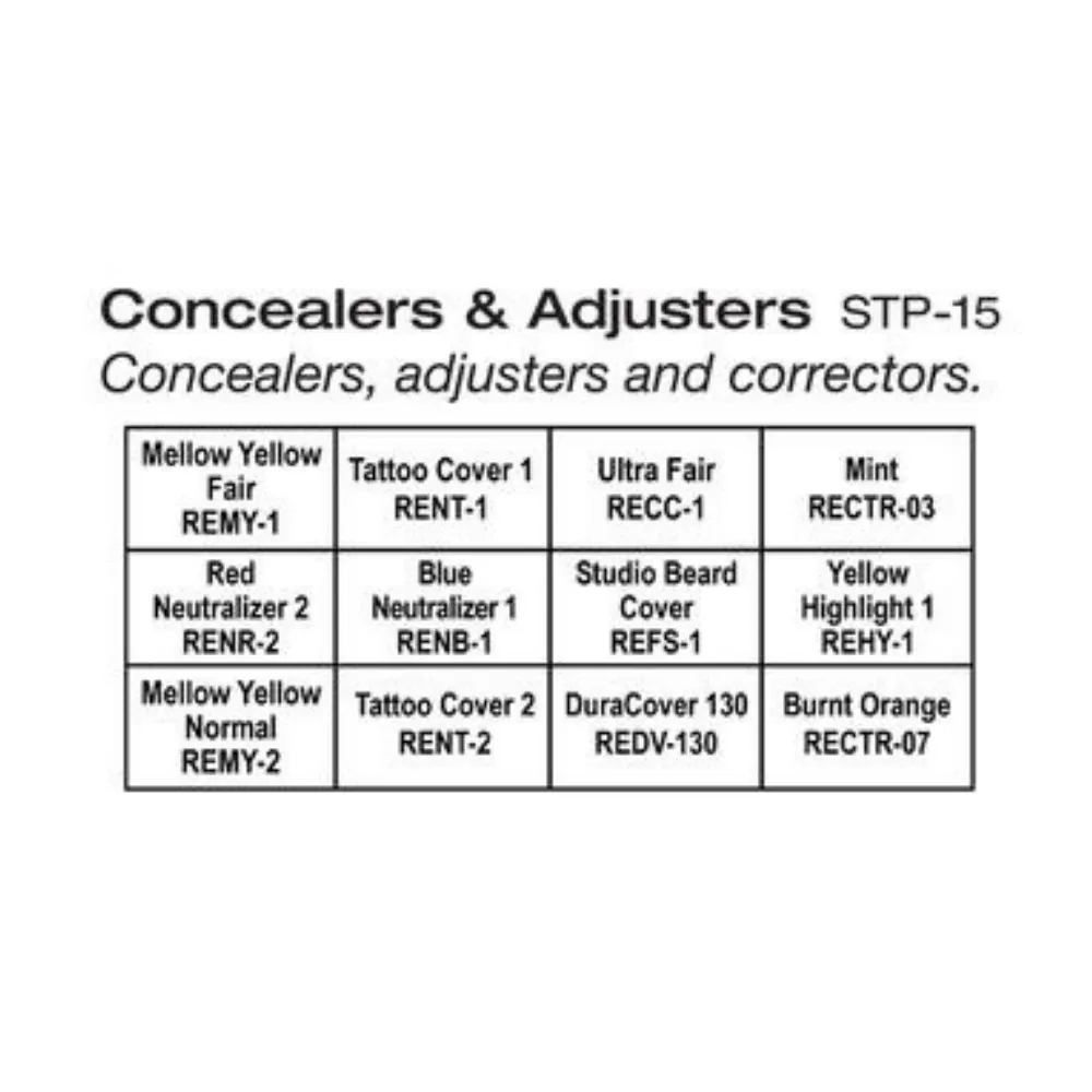 Ben Nye Studio Color Concealers & Adjusters STP15