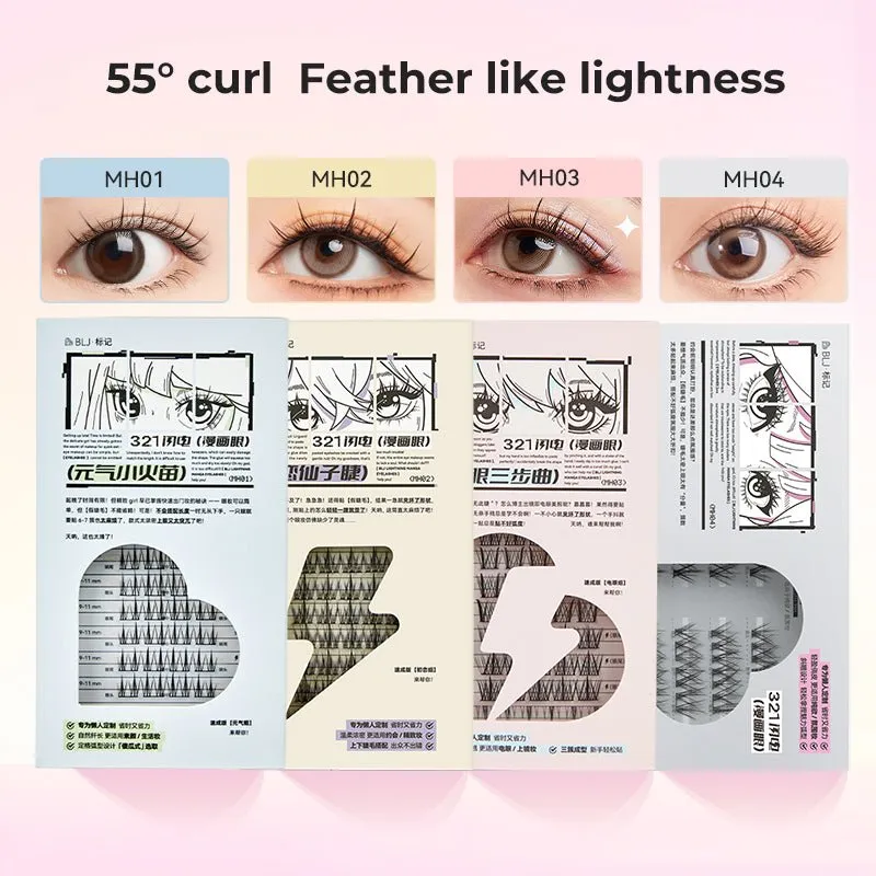BLJ Lightning Manga Eyelashes - MH04 Sweet Baby Curl