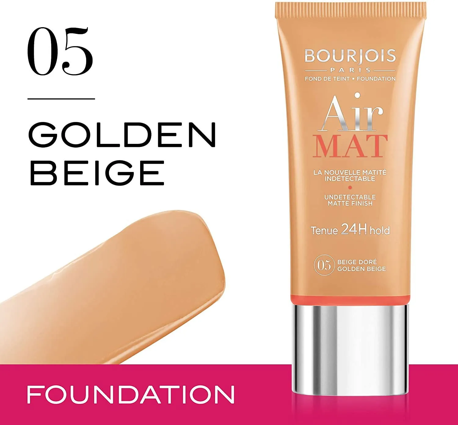 Bourjois Air Mat 24H Foundation 05 Golden beige