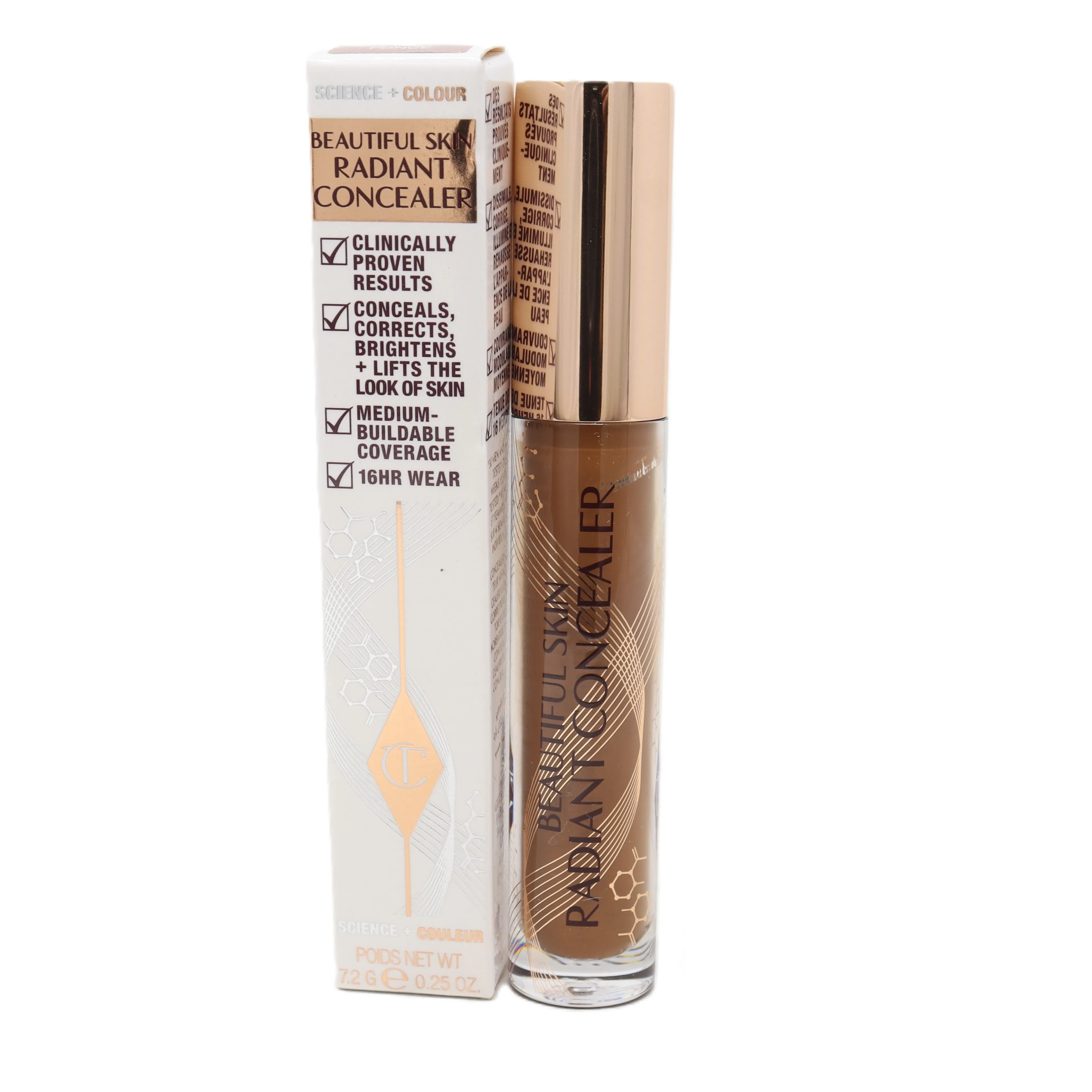 Charlotte Tilbury Beautiful Skin Radiant Concealer  0.25oz/7.2g New With Box