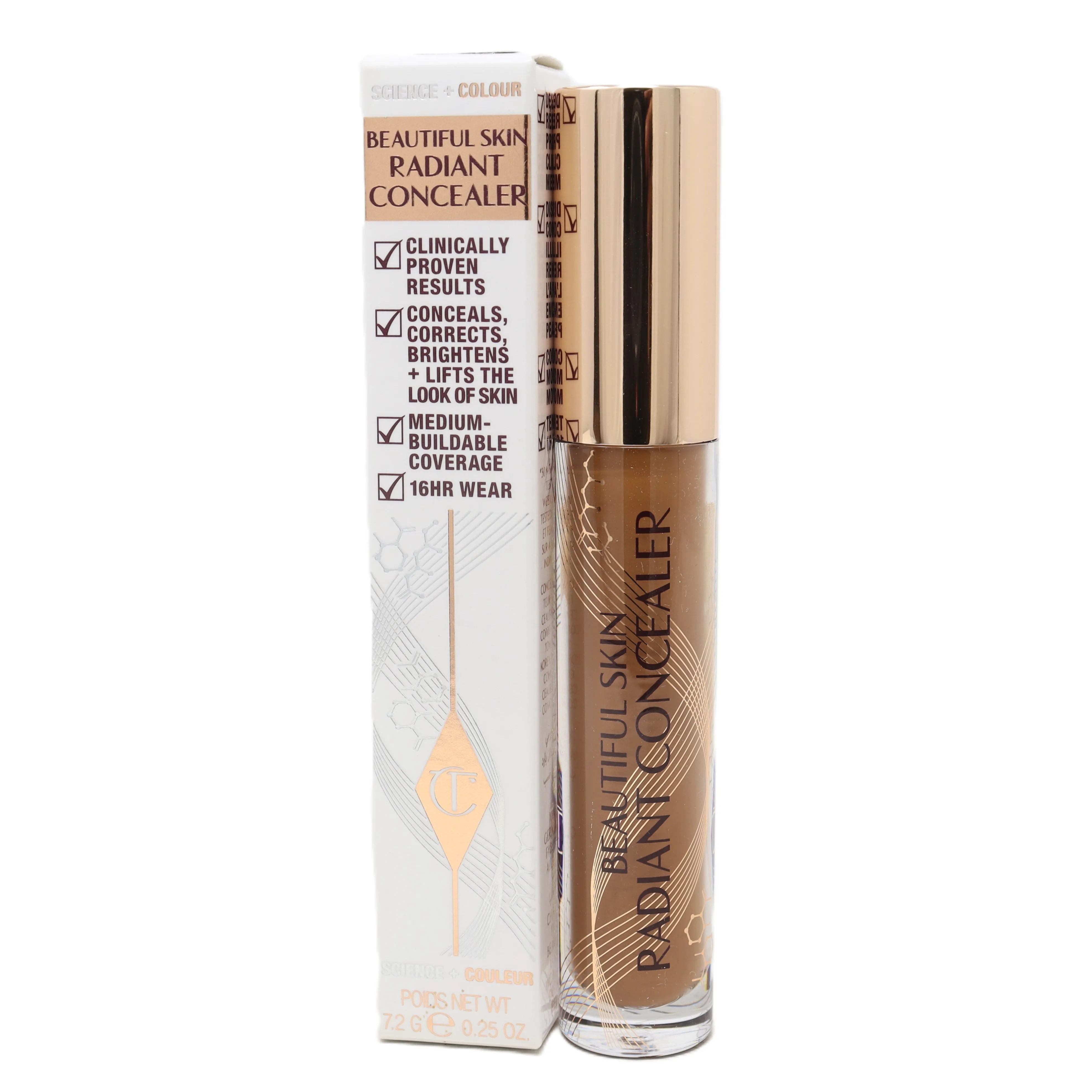 Charlotte Tilbury Beautiful Skin Radiant Concealer  0.25oz/7.2g New With Box