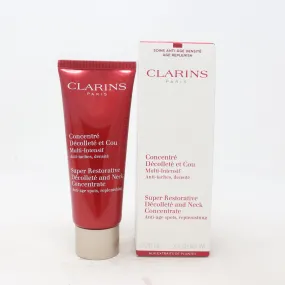 Clarins Super Restorative Decollete And Neck Concentrate 2.4oz  New With Box