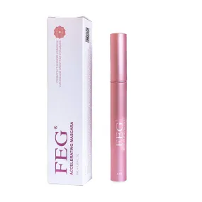 FEG Accelerating Mascara | Mascara and Eyelash Enhancer Serum in One | Fast Effective Growth Creates Longer & Darker Eyelashes | Best Natural Eyelash Serum to Grow Lashes in the Market | 6 mL