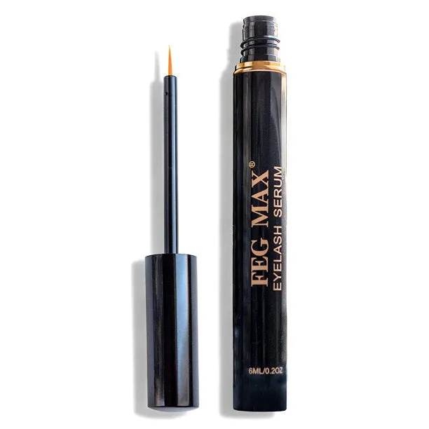 FEG Max Eyelash Serum | For Lash and Brow | Fast Effective Growth Creates Longer & Darker Eyelashes | Best Natural Eyelash Serum to Grow Lashes in the Market | 6 mL