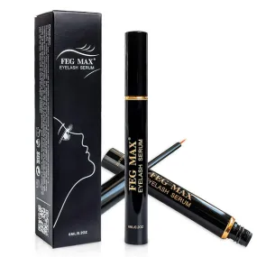 FEG Max Eyelash Serum | For Lash and Brow | Fast Effective Growth Creates Longer & Darker Eyelashes | Best Natural Eyelash Serum to Grow Lashes in the Market | 6 mL