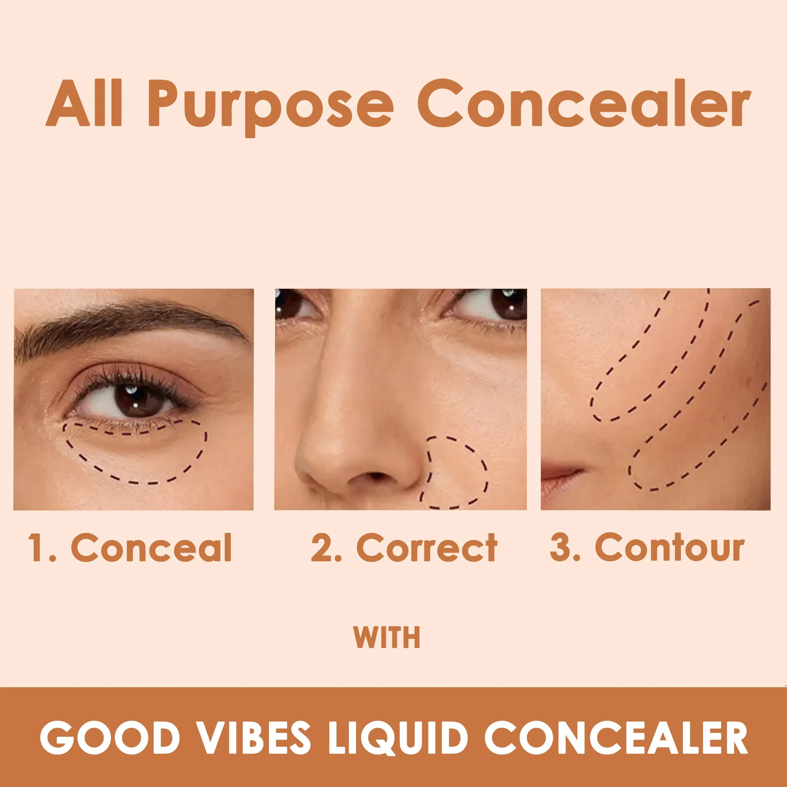 Good Vibes HydraGlow Liquid Concealer- Milk 25 (4.8ml)