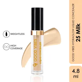 Good Vibes HydraGlow Liquid Concealer- Milk 25 (4.8ml)