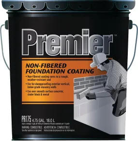 Henry PR175070 Foundation Coating, Black, Liquid, 5 gal Pail :PAIL: QUANTITY: 1