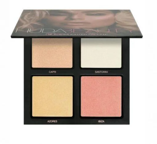 Huda Beauty - 3D Highlighter Palatte – Pink Sand
