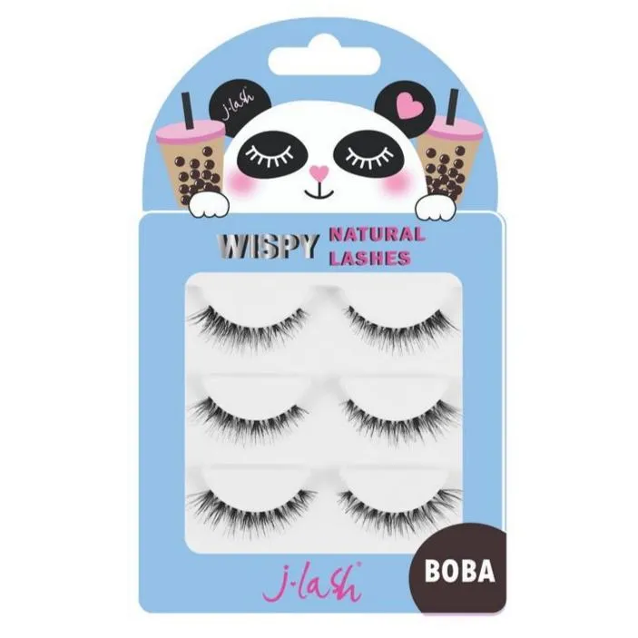J-lash BOBA 3X PACK WISPY NATURAL LASHES