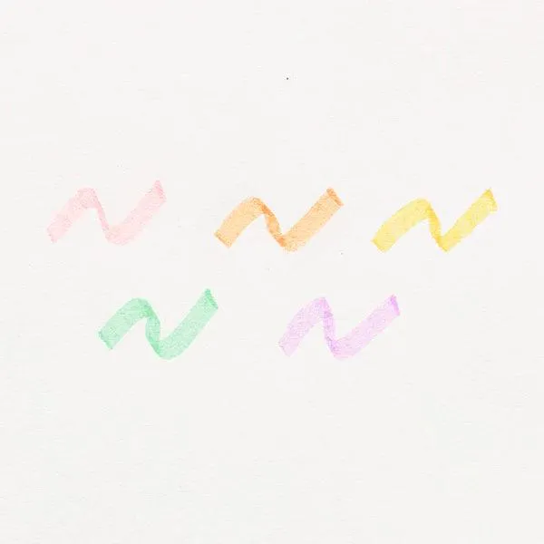 Le BonBon Patisserie Scented Pastel Highlighters - Set of 5