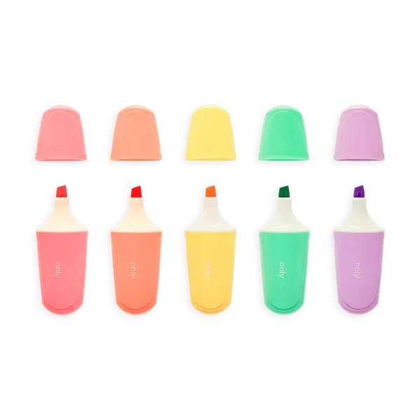 Le BonBon Patisserie Scented Pastel Highlighters - Set of 5