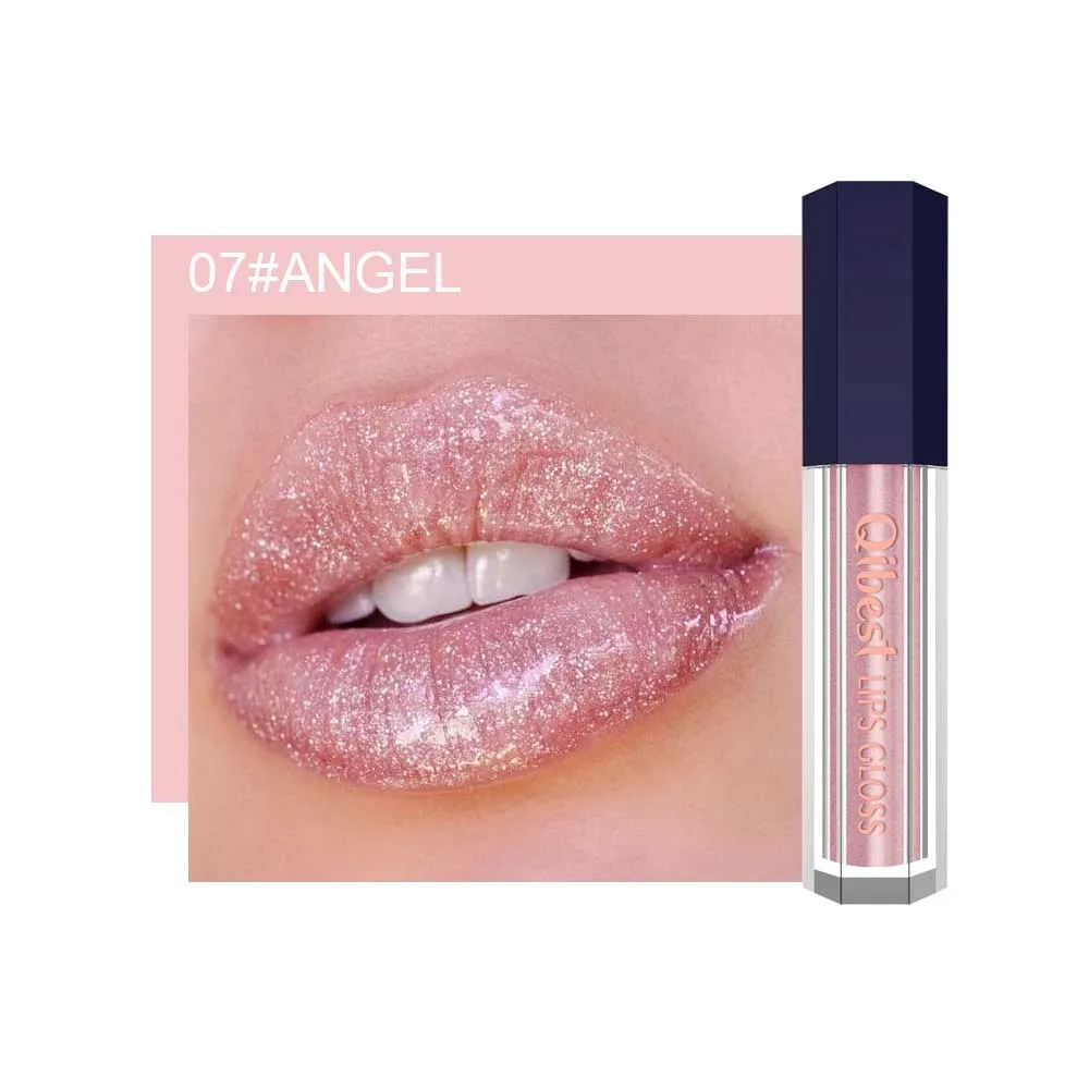LuxeLuster Diamond Lip Gloss - Pearlescent Diamond Non-stick Lip Glaze