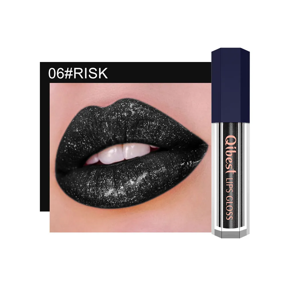 LuxeLuster Diamond Lip Gloss - Pearlescent Diamond Non-stick Lip Glaze