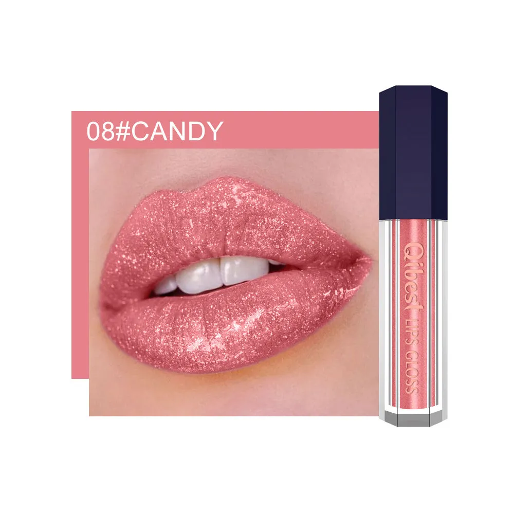 LuxeLuster Diamond Lip Gloss - Pearlescent Diamond Non-stick Lip Glaze