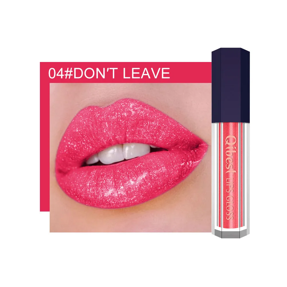 LuxeLuster Diamond Lip Gloss - Pearlescent Diamond Non-stick Lip Glaze