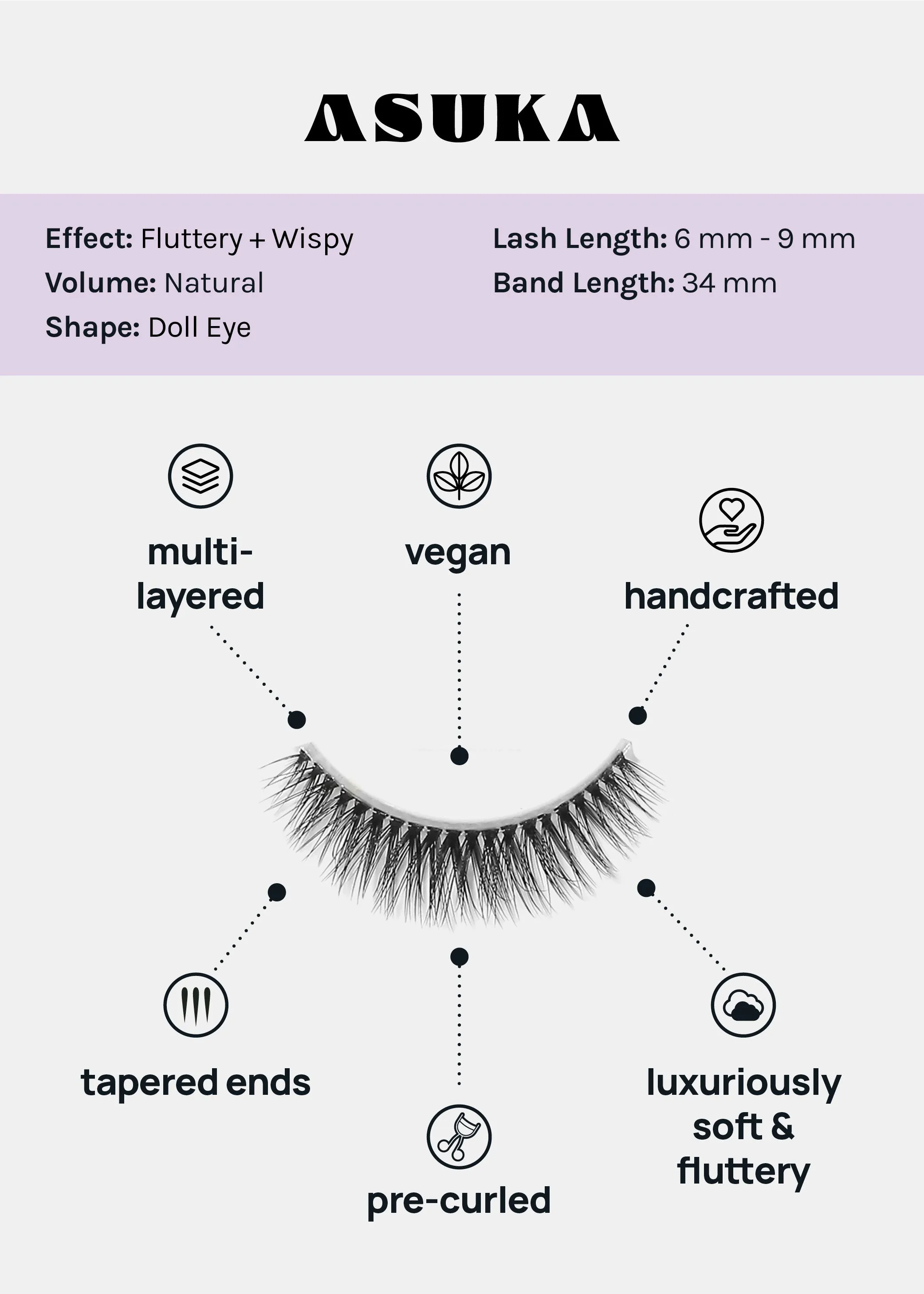 Magical Girl Light Eyelashes – Asuka