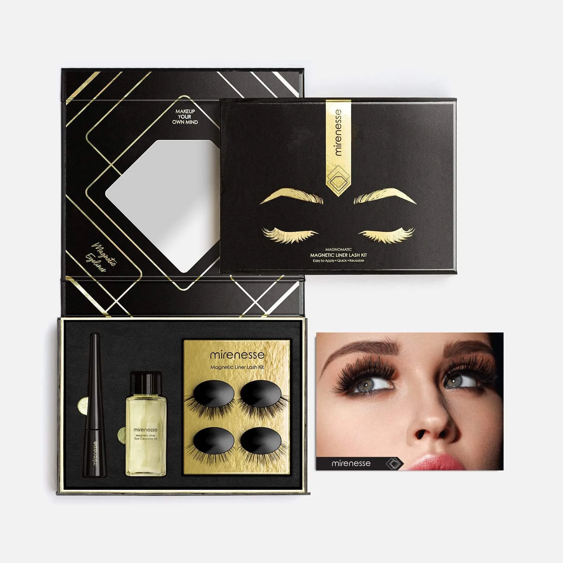 Magnomatic Magnetic Eyeliner   5D Lashes Day & Night Kit - Volume Vivian
