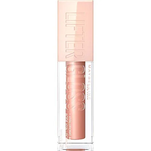 Maybelline New York Lifter Gloss, Hydrating Lip Gloss, High Shine for Fuller Looking Lips, Stone, Rosey Neutral, 5.4 ml