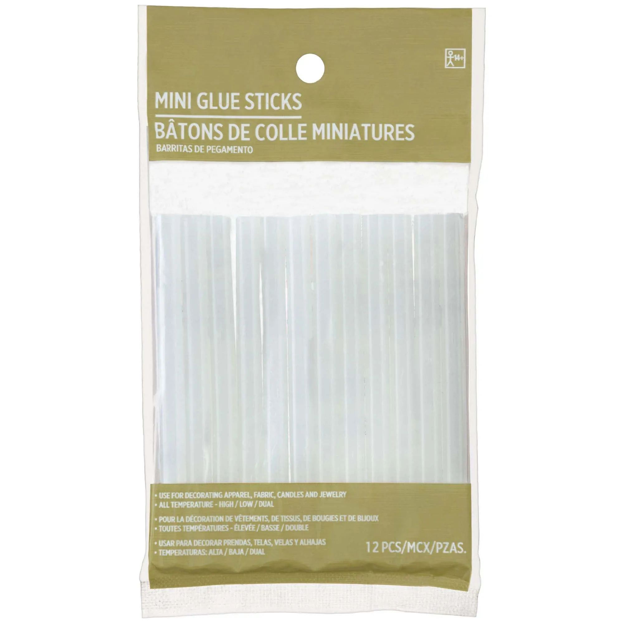 Mini Glue Sticks, 12 Count