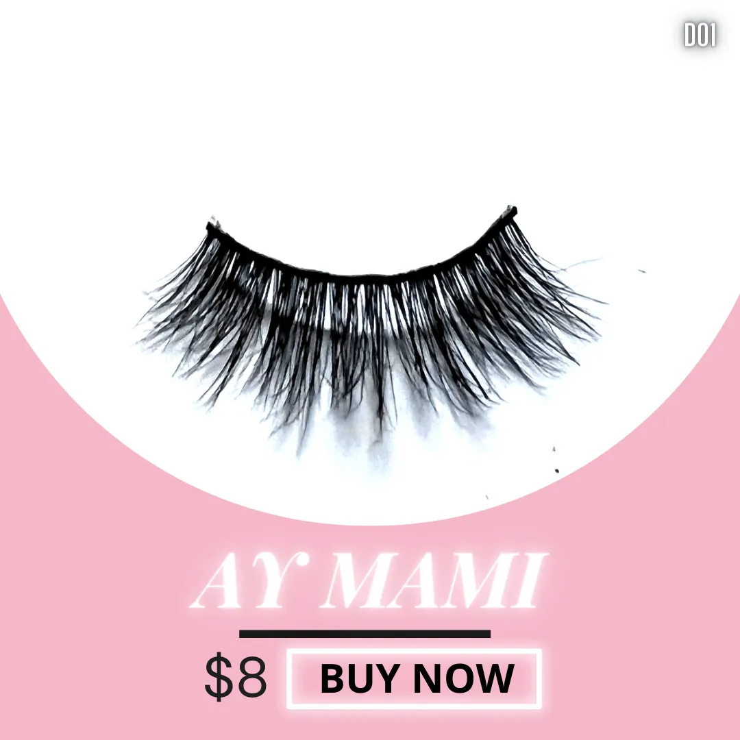 Mink Lashes False Eyelashes Natural Faux Mink Strip 3D Lashes