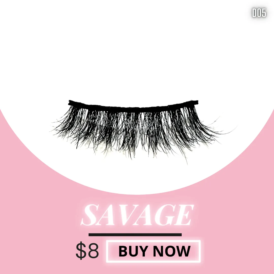 Mink Lashes False Eyelashes Natural Faux Mink Strip 3D Lashes
