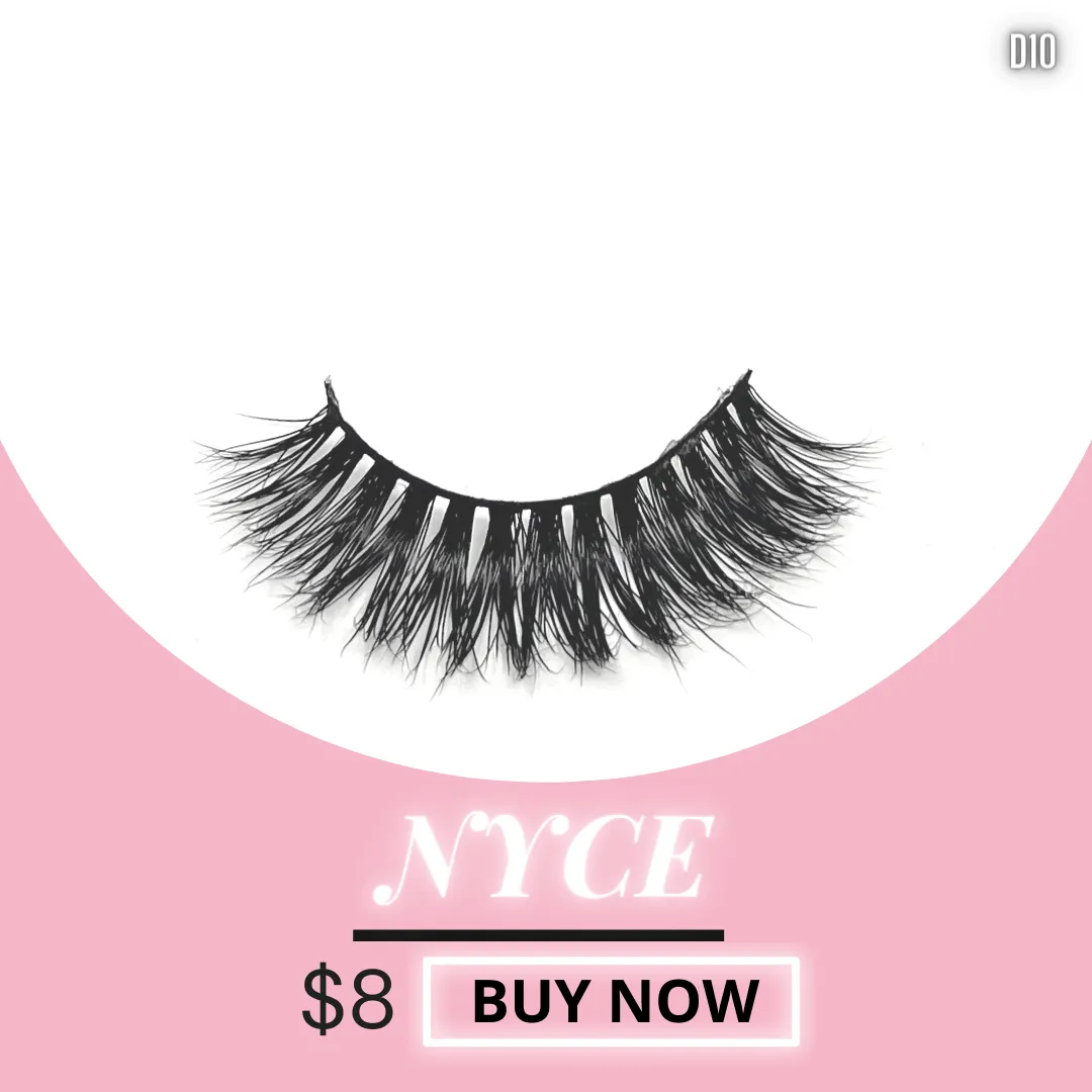 Mink Lashes False Eyelashes Natural Faux Mink Strip 3D Lashes