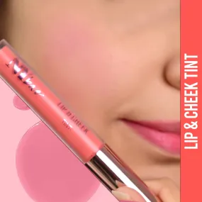 NY Bae Lip & Cheek Tint | Long Lasting | Watery Texture | Semi Opaque Pigment Coverage | Smudge Proof | Hydrating - Pink Rose 02 (2.6 ml)