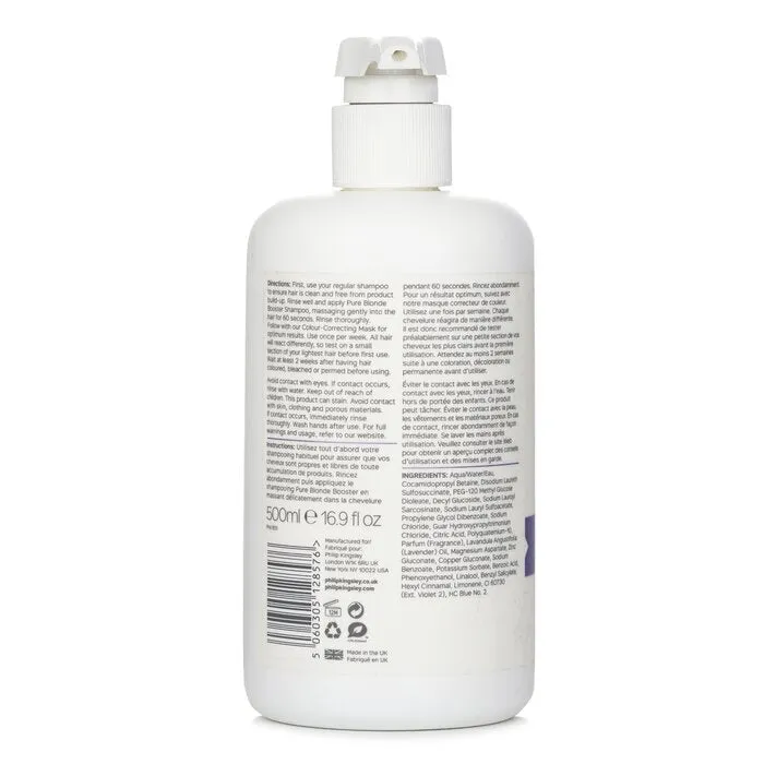 Pure Blonde Booster Colour- Correcting Weekly Shampoo - 500ml/16.9oz