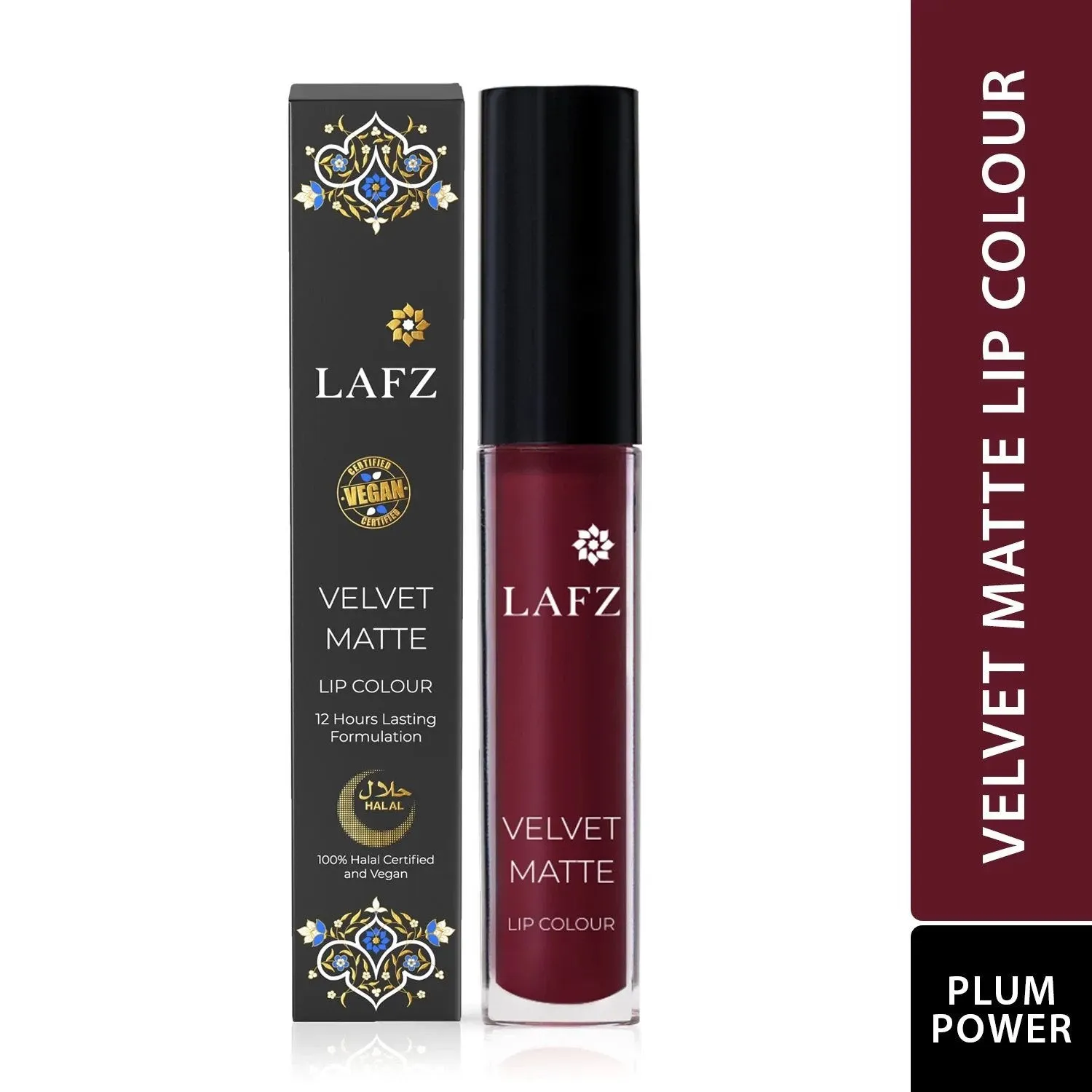 Rakanaa Blessed Friday Bundle ( Velvet Lip Color Plum Power - Velvet Lip Color Peach & Cream - Eyebrow Filler Powder )