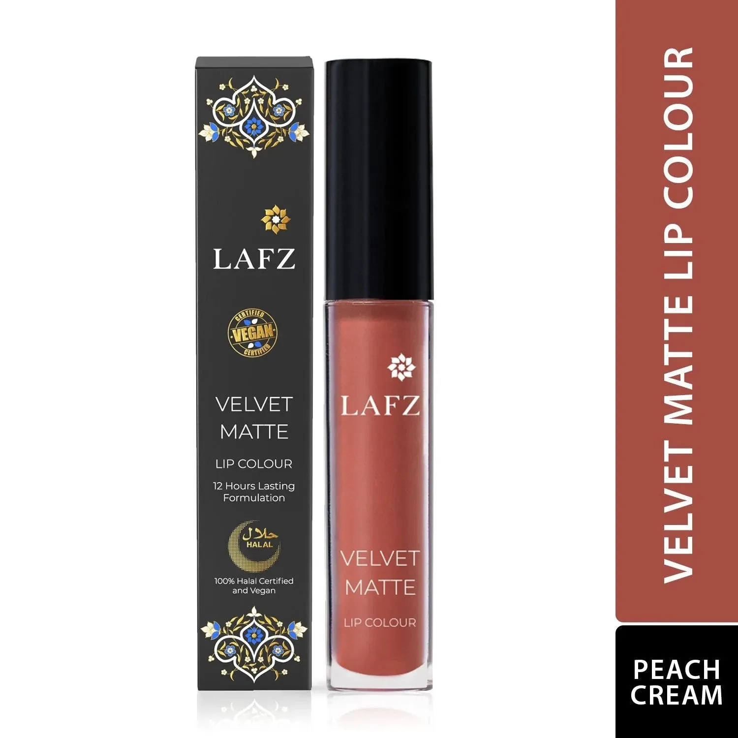 Rakanaa Blessed Friday Bundle ( Velvet Lip Color Plum Power - Velvet Lip Color Peach & Cream - Eyebrow Filler Powder )