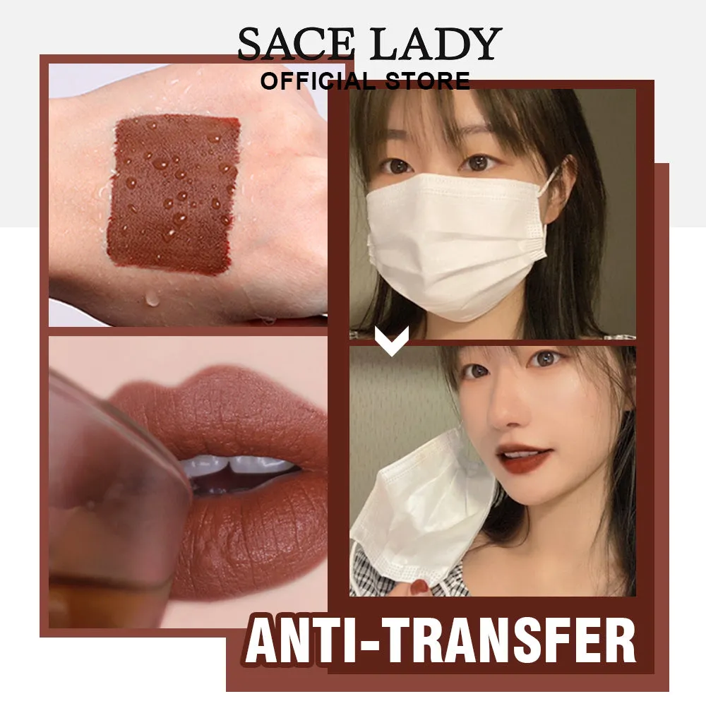 Sace Lady Waterproof Liquid Lipstick Mini Set – Matte, High Pigment, Long-Lasting Gloss