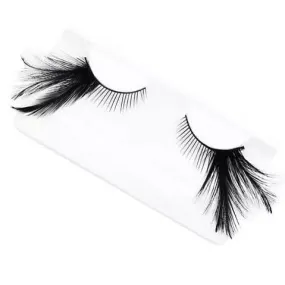 SIDE Long Feather Eyelashes - Black