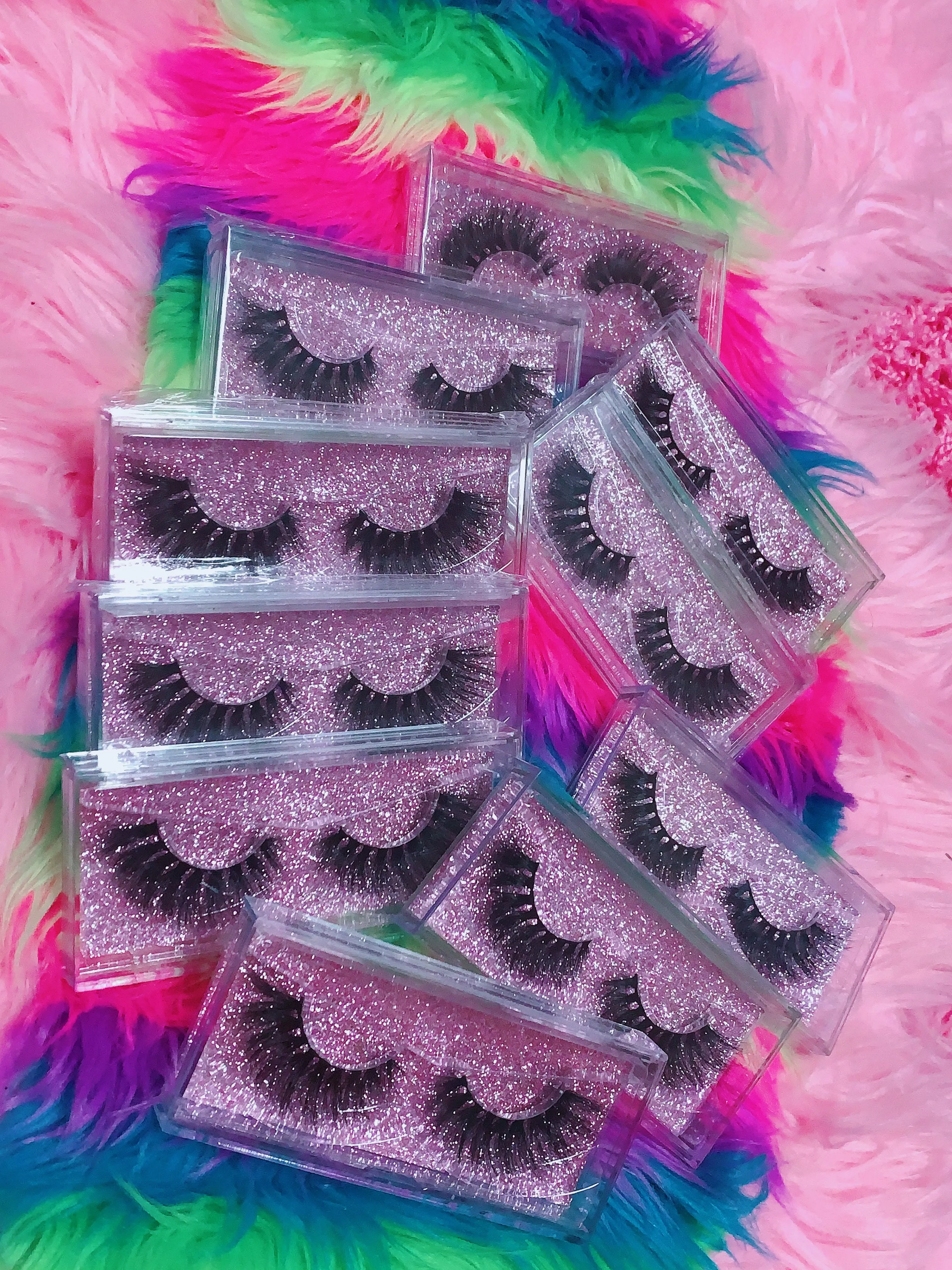 #SNATCHED 3D DREAMDOLL LASHES *GLITTER* CASE