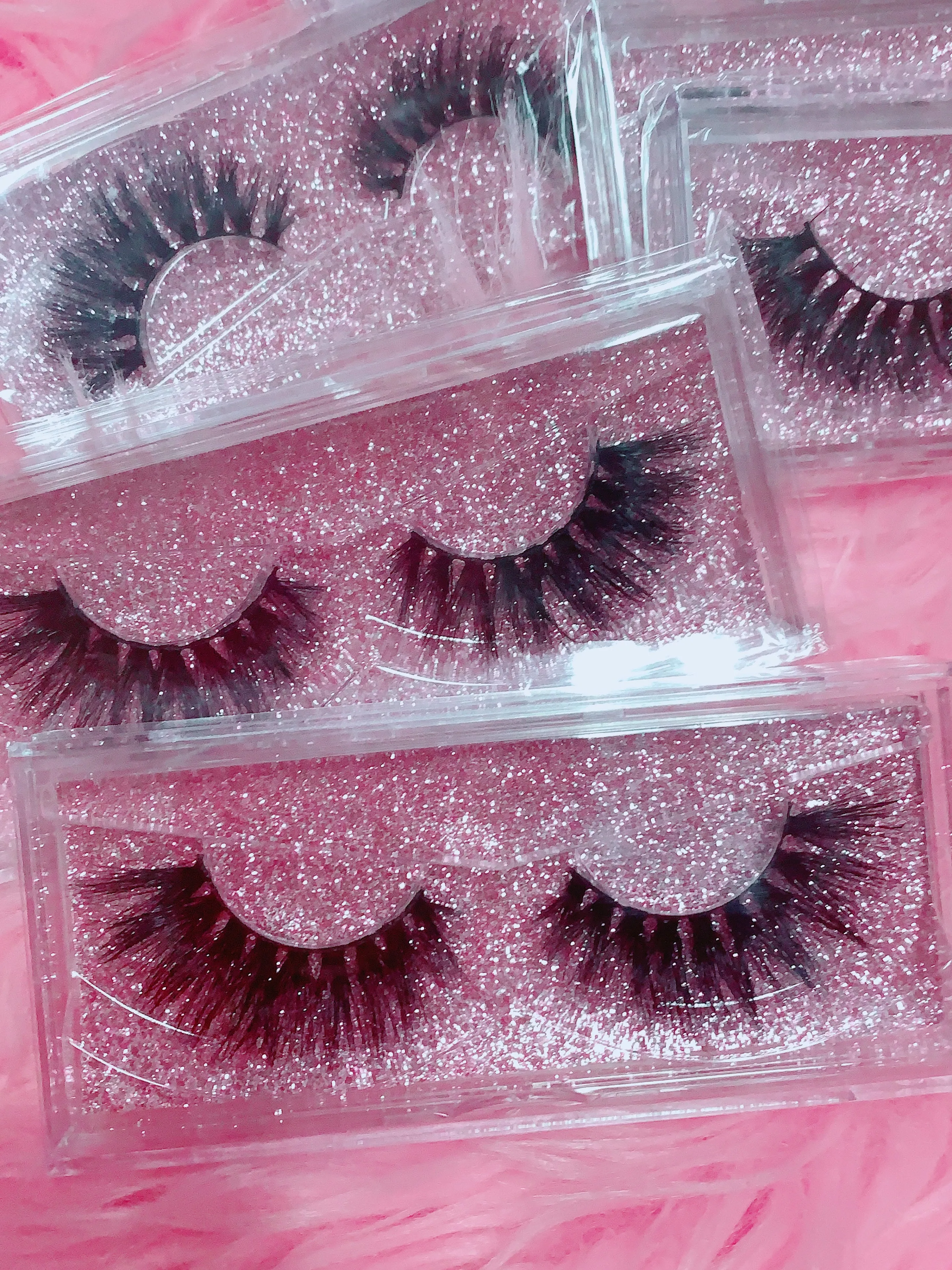 #SNATCHED 3D DREAMDOLL LASHES *GLITTER* CASE