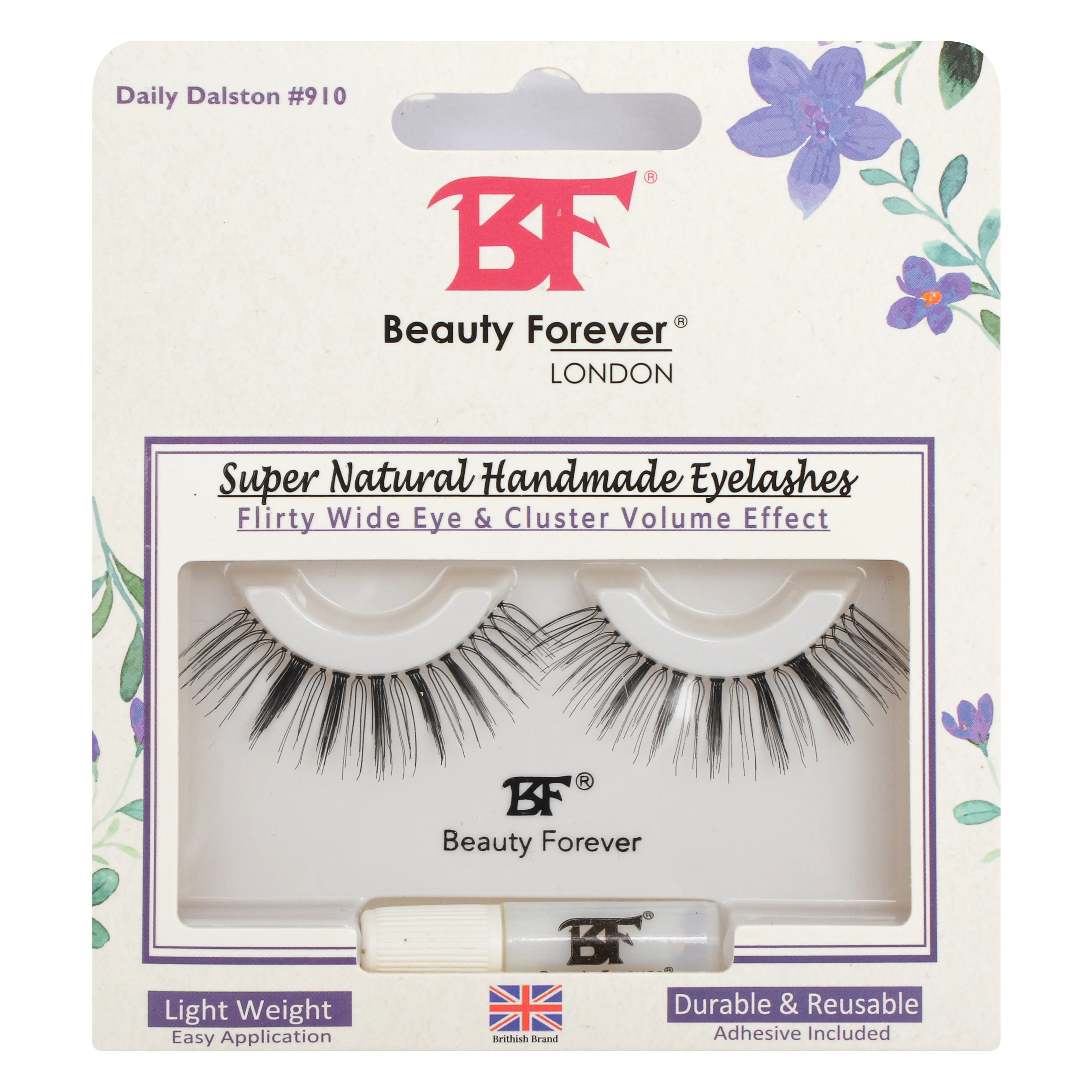 Super-Natural Eyelashes - Daily Dalston No. 910 (Flirty Wide Eye & Cluster Volume Effect)