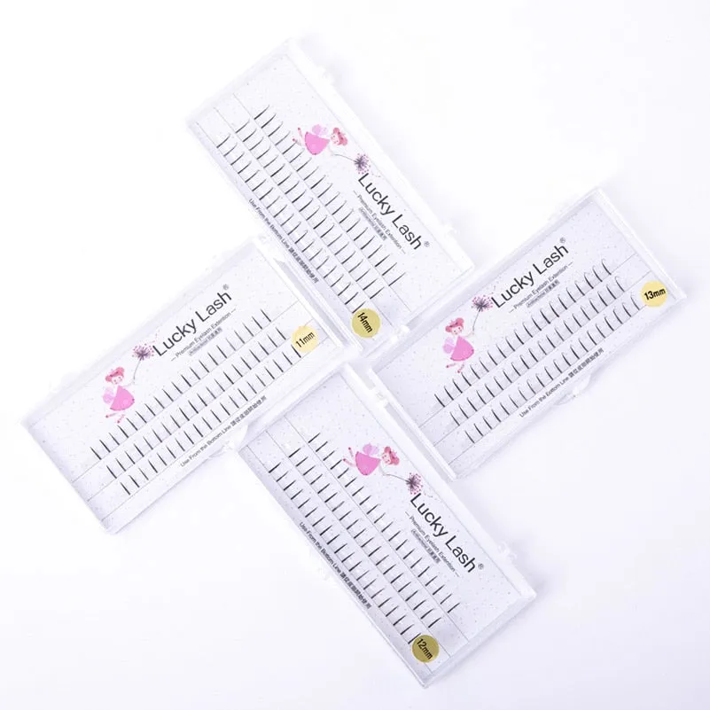 VenusFox 0.07Eyelash Bonded together BIG BUNCH Eyelash ExtensioN, Fairly Angel False Mink hair Eye lash