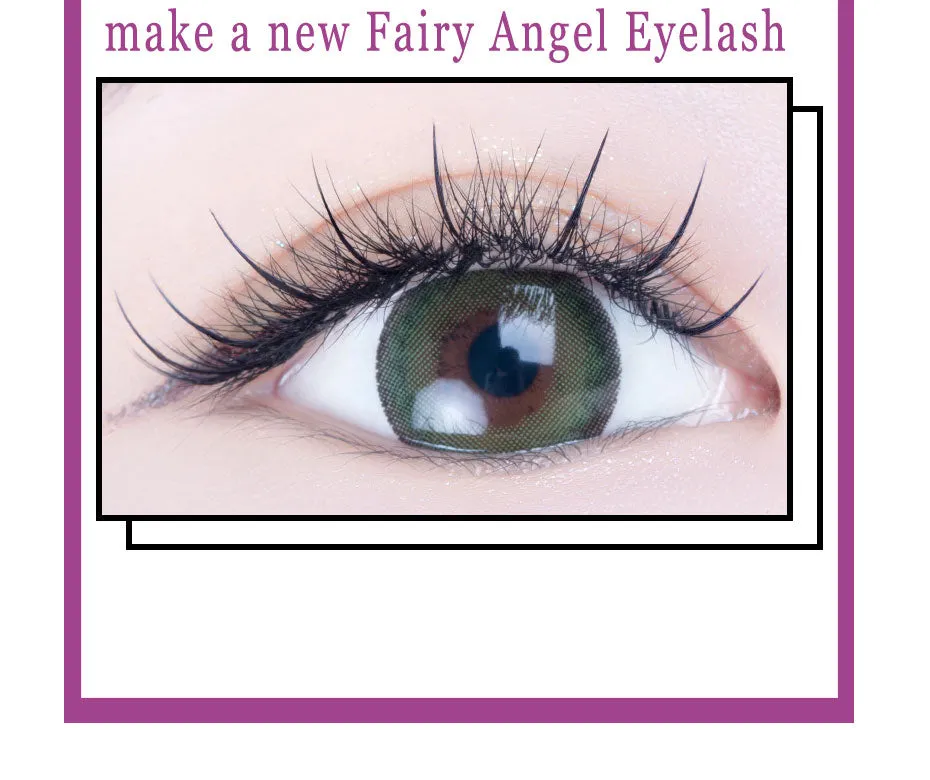 VenusFox 0.07Eyelash Bonded together BIG BUNCH Eyelash ExtensioN, Fairly Angel False Mink hair Eye lash