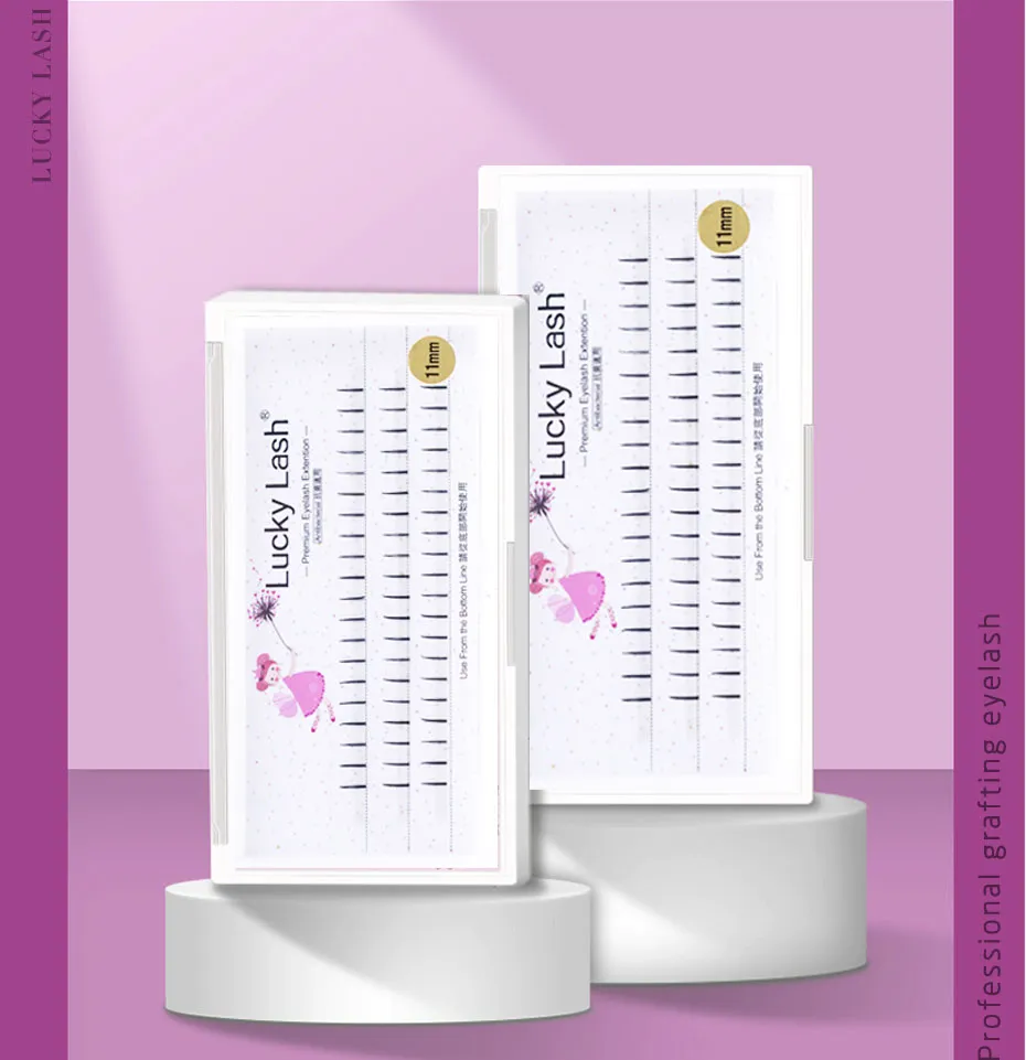 VenusFox 0.07Eyelash Bonded together BIG BUNCH Eyelash ExtensioN, Fairly Angel False Mink hair Eye lash