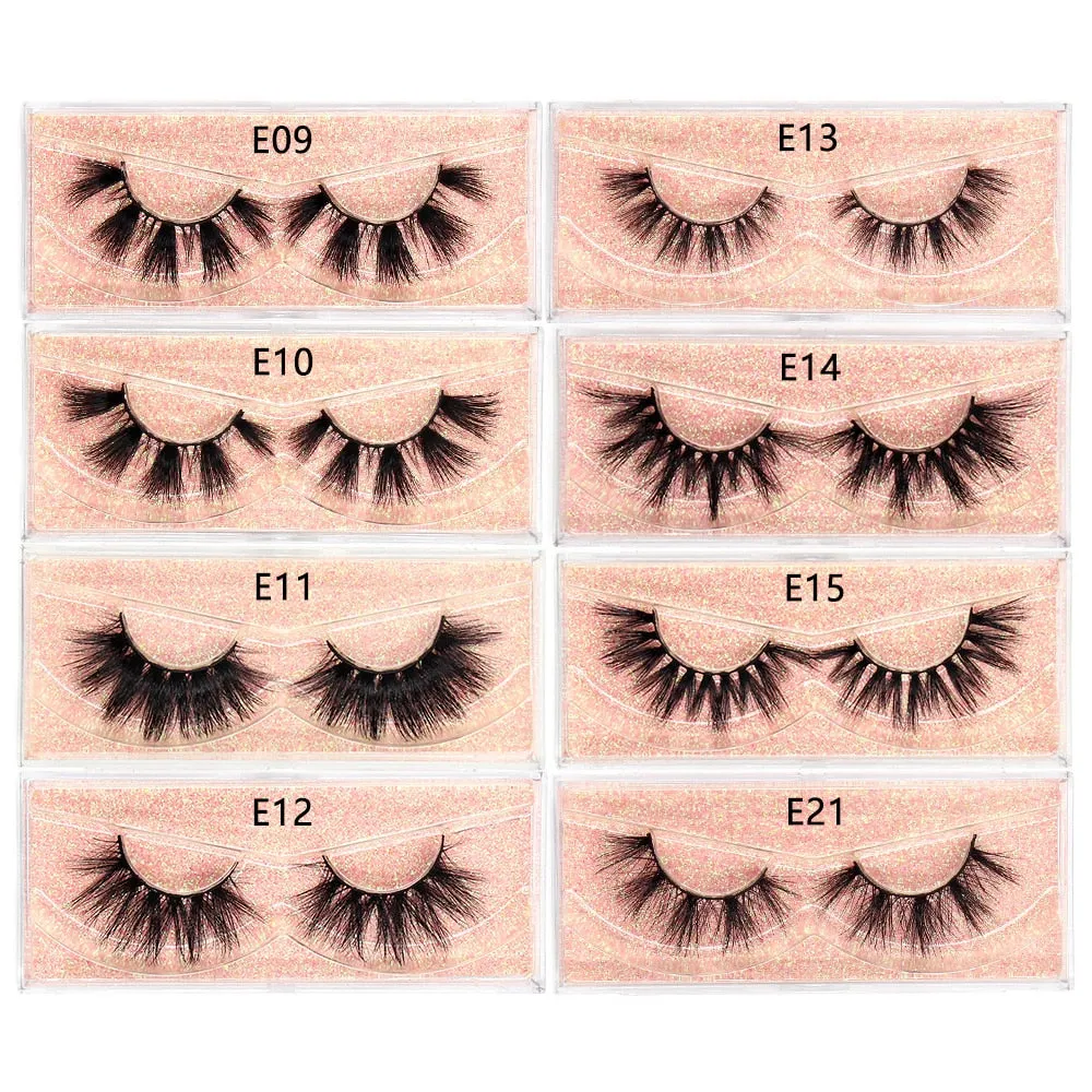 VenusFox eye Makeup Mink Lashes False Eyelashes 3D Volume Natural long Fluffy Reusable Soft Full Eyelash Extension Eye Mink Eyelashes