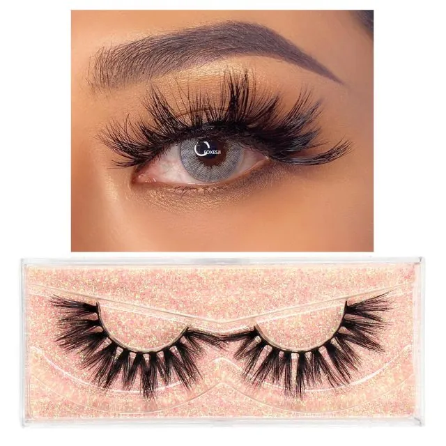 VenusFox eye Makeup Mink Lashes False Eyelashes 3D Volume Natural long Fluffy Reusable Soft Full Eyelash Extension Eye Mink Eyelashes