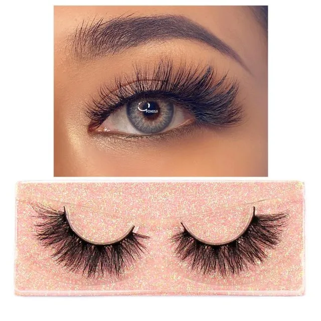 VenusFox eye Makeup Mink Lashes False Eyelashes 3D Volume Natural long Fluffy Reusable Soft Full Eyelash Extension Eye Mink Eyelashes