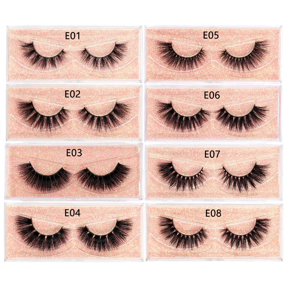 VenusFox eye Makeup Mink Lashes False Eyelashes 3D Volume Natural long Fluffy Reusable Soft Full Eyelash Extension Eye Mink Eyelashes