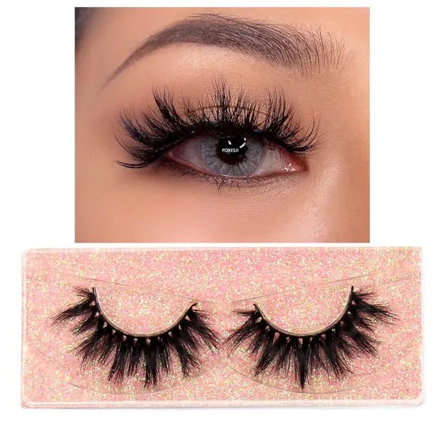 VenusFox eye Makeup Mink Lashes False Eyelashes 3D Volume Natural long Fluffy Reusable Soft Full Eyelash Extension Eye Mink Eyelashes