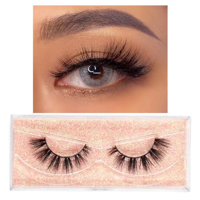 VenusFox eye Makeup Mink Lashes False Eyelashes 3D Volume Natural long Fluffy Reusable Soft Full Eyelash Extension Eye Mink Eyelashes