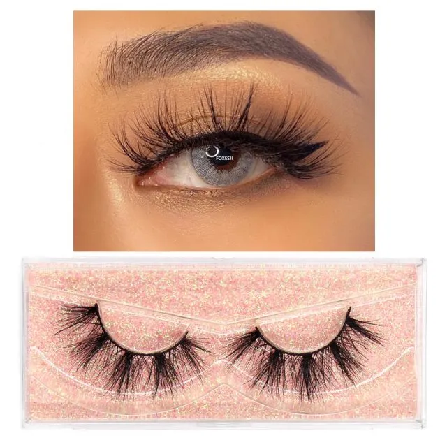 VenusFox eye Makeup Mink Lashes False Eyelashes 3D Volume Natural long Fluffy Reusable Soft Full Eyelash Extension Eye Mink Eyelashes